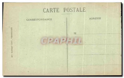 Versailles - O Parque - Os Parterres d'água na Terrasse — Mme Moreau Édit, Versailles — Verso