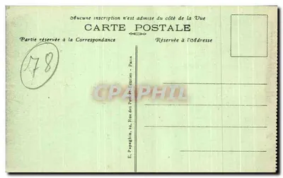 Versailles — Le Château et l'Orangerie — A.P. — Verso