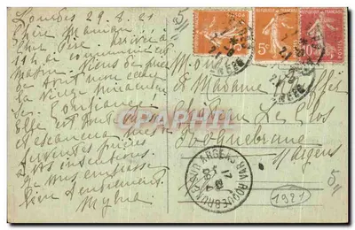 Lourdes — Grotta — Sireygeol, wyd., Limoges-Lourdes. - 46. — Rewers