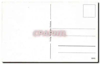 Potsdam-Sanssouci - Neues Palais — editor Verlag W. Kratz, Potsdam, n° 52631 — Verso