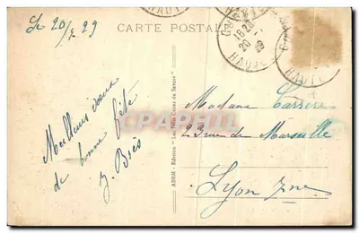 As Torres de São Jacinto — vista das falésias rochosas — A.BEM - Edição « Les Faux Coins de Savoie » — Verso