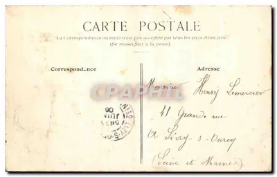 Grenoble — Quais i łańcuch Alp — wydawca G.R.E. — Rewers