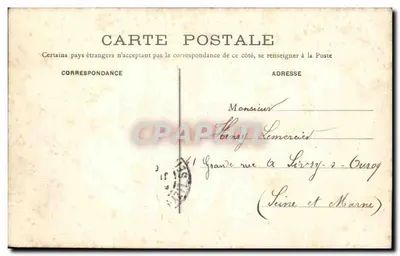 Grenoble - Vista geral e a Cadeia de Belledone — C. Baffert, Tabac, Bureau de Poste, Av. Alsace-Lorraine, 37, Grenoble — Verso