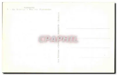 Hendaye — Vista sobre Fontarrabie — Edições Tito — Verso