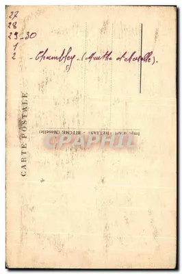 Beeld van generaal Mangin (door Gern) — Metz — Imp. Hélias, Bitche — Achterkant