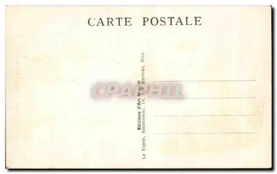 Nice — Vue prise du château — Éditions d'Art Voyer — Verso