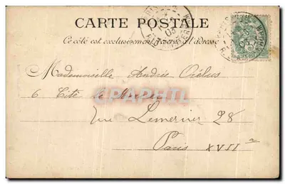 Paris — A Sorbonne — L. J. & Cie, editora Angoulême, Paris — Verso