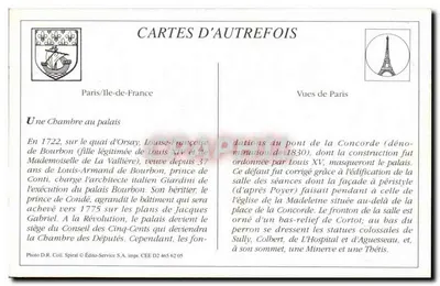 Cour d'Honneur van het Paleis van de Kamer van Volksvertegenwoordigers — Binnenkant — Edito-Service S.A. n° D2 465 62 05 — Achterkant