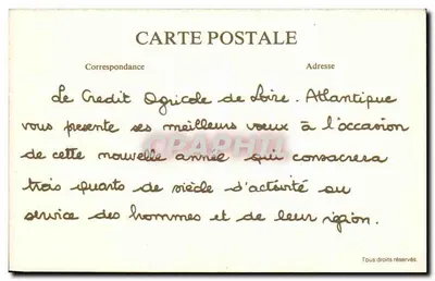 NANTES — De Markt van het Handel — Brevet L. D. F. — Achterkant