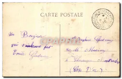 Parijs — Notre-Dame — M.J. — uitgever M.J., n° 538 — Achterkant