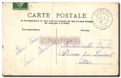Teatro d'Aillier em Vichy — editor Aillier, número de série não visível — Verso
