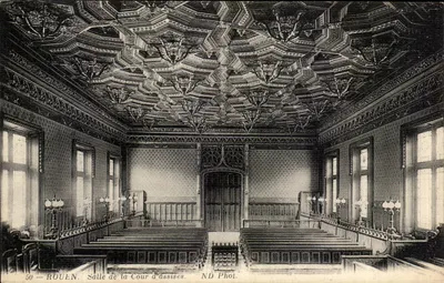 Rouen — Salle de la Cour d'assises — ND Phot.