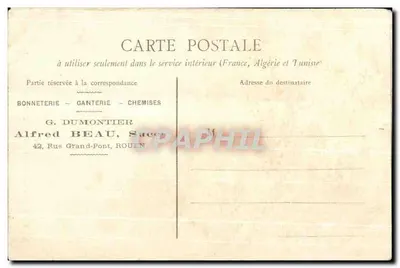 Rouen — Cathédrale — Entrée des Tombesaux — B. L. 27 — Verso