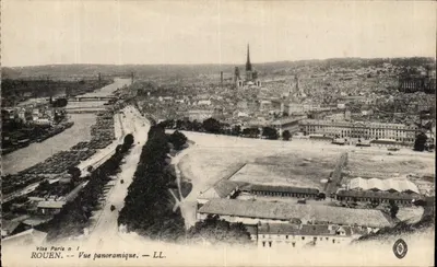 Rouen — Vue panoramique — LL.