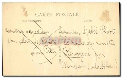 Vale de Celles (Vosges) — Vista perspectiva sobre Allarmont e Cadeia dos Vosges — Ed. C. Aubry, Pilly-sur-Plaine — Verso