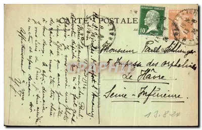 Montfort-l'Amaury (S.-et-O.) — L'Abside della Chiesa — Cartolina postale n°30 — Verso