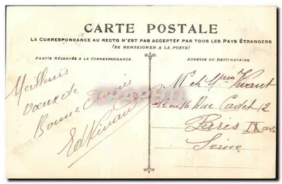 Rouen — A Grande Relógio — E. D. 363 — Verso