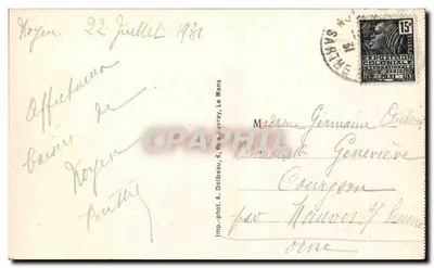 Le Mans — Katedra św. Julianna — Roseta, XV wiek — Rewers