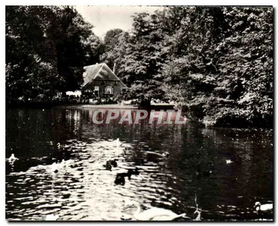 Bilhete postal antigo Arnhem De Boerderij Sansbeekpark