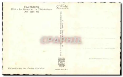 El Sancy y el Teleférico — (Alt. 1886 m.) — IRIS — Reverso