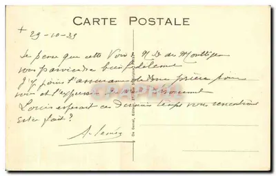 Kerk van N.-D. van Montligeon — Het hoofdaltaar — De Gerval, Uitgever, Parijs — Achterkant