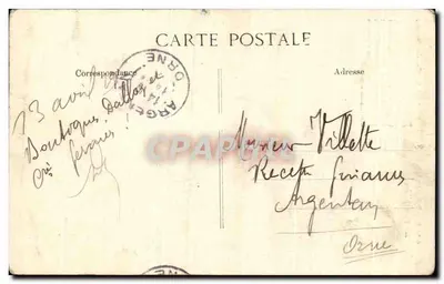 Paris - O Panteão — editor anônimo, n° 4334 — Verso