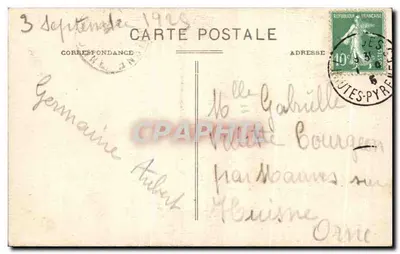 Benedictie van het Heilig Sacrament — Lourdes — Sireygeol, uitg. Lourdes, n°47 — Achterkant