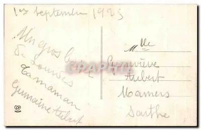 Lourdes — widok katedry i mostu — Fot. L. Roddier, Sainte-Foy — Rewers