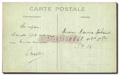 Paryż (VIII) — Plac gwiazdy — Arc de Triomphe — Rewers