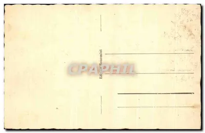 Bilhete postal antigo Esportes de Inverno de Peira Cava — Verso