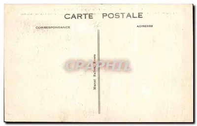 Rouen — Igreja de São Ouen, vista da Catedral — editor não identificado, número de série 214 — Verso