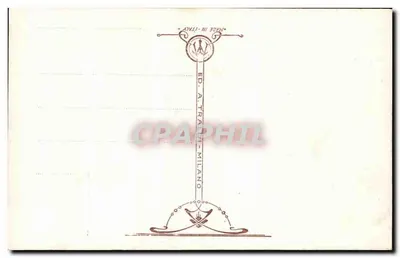 Milão (528) - Castelo — Ed. A. Traphil, Milão — Verso