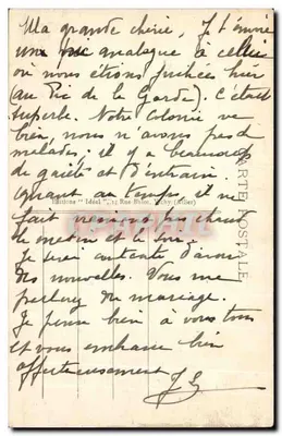 Mont-Dore — Wierzchołek Sancy i Skalny Wzgórze Trzech Diabłów — Piekne widoki Auvergne, wyd. Idéal nr 3275 — Rewers