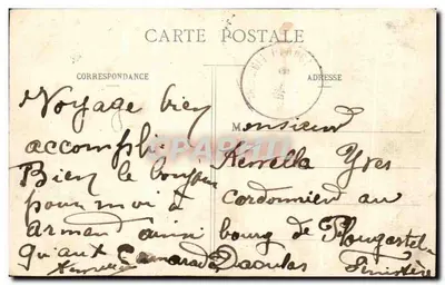 Paris - L'Avenue de l'Opéra — vue de la place avec hôtels et carrosses, éditeur impr. sur la carte n°51 — Verso