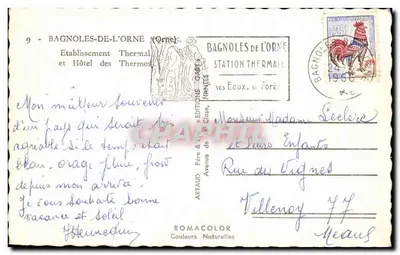 Hotel dos Termas em Bagnolles-de-l'Orne — editor Gaby, n°9 — Verso