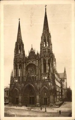 Rouen — Igreja de Saint-Ouen — estilo gótico radiante — editor MONA, n° 122