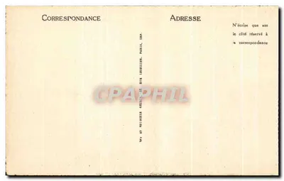 Lourdes — La Virgen Coronada — modelo perteneciente a la estatua religiosa, 64, rue Bonaparte, París — Reverso