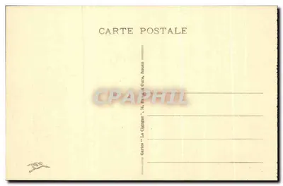 A Catedral de Rouen — Vista geral — Cartas 'La Cigogne', Rouen — Verso