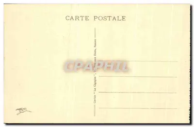 Rouen - Palácio de Justiça — vista do pátio interno — editor 'La Cigogne', n° 383 — Verso
