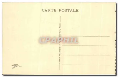 Rouen - Place de l'Hôtel-de-Ville — vue de la cathédrale et de l'hôtel de ville — éditeur La Cigogne, n° 433 — Verso