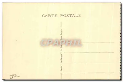 A Catedral de ROUEN - Conjunto - Cartas 'La Cigogne', Rouen — Verso