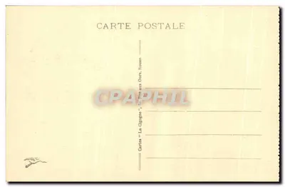 Rouen - Miejsce strajku Jeannej z Arku — Karta Stara pocztówka n°491 — Rewers