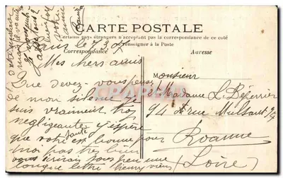 A Butte Montmartre e o Sacré-Cœur — Paris — editor desconhecido, número de série não visível — Verso