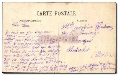 Paris — Église de la Sorbonne et monument d'Auguste Comte — M. J. éditeur, n° 103 — Rewers