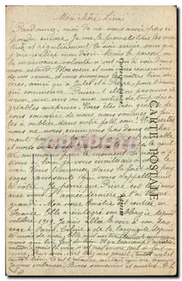 Las MERVENT — Kanton St-Hilaire-des-Loges — Widok zbiornika Portail — n° 3615 — Rewers