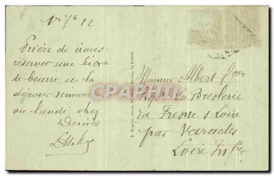 Ste-HERMINE - Pomnik Clémenceau - n°316 — Rewers