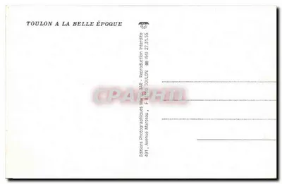 Toulon — Bulwar Strasburga — Aleja Carnot — M. Bar, fototyp. Toulon — Rewers