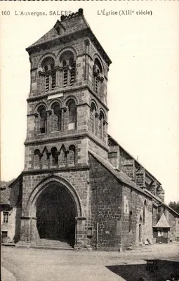 Salers — A Igreja (século XIII) — L'Auvergne, n° 160