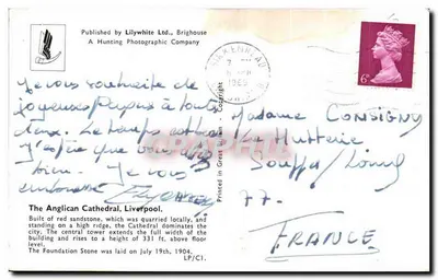 Catedral Anglicana de Liverpool — editor Lilywhite Ltd., Brighouse — Verso