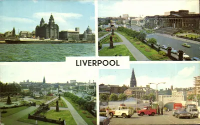 Liverpool — vista panorâmica — Printed in Great Britain PLC19373